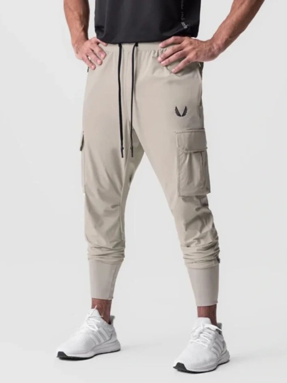 ASRV Men's Size XL Tetra Lite Cargo High Rib Sand Jogger Pants 30 in Inseam